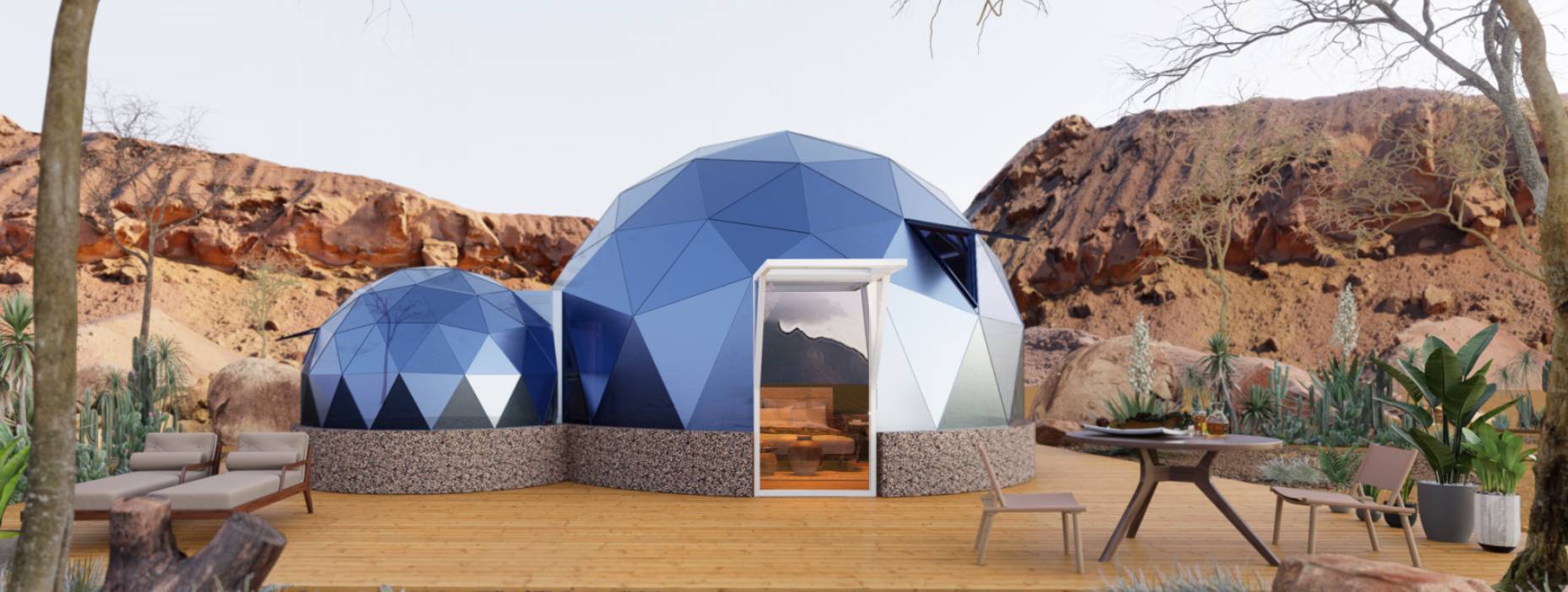 望江县球形智能光伏玻璃星空房